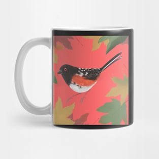 BC Spotted Towhee & Maple Mug